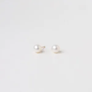 14K Gold 6mm Pearl Stud