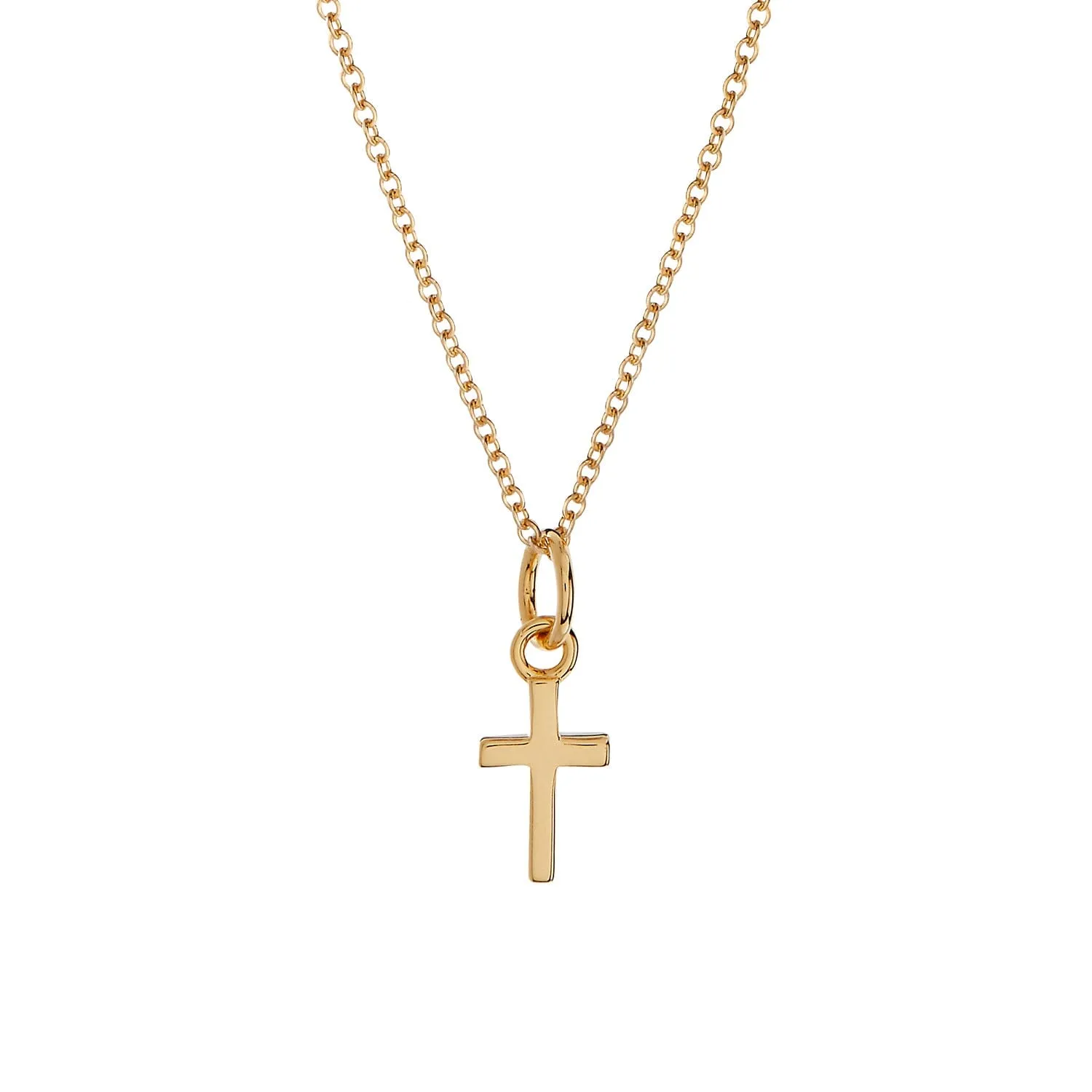 14k Gold Cross Necklace
