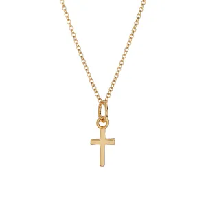 14k Gold Cross Necklace