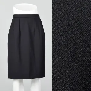 1950s Classic Black Pencil Skirt