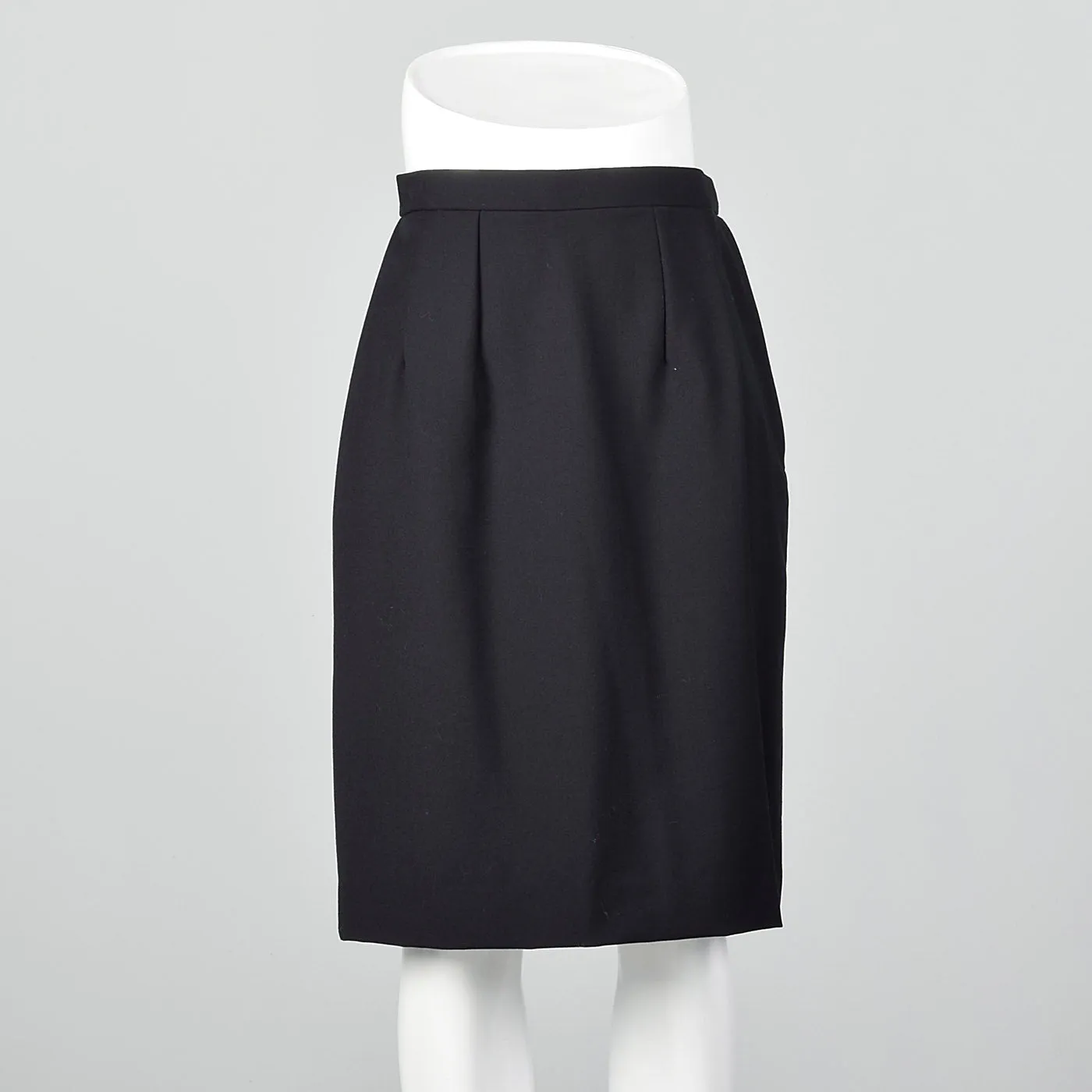 1950s Classic Black Pencil Skirt
