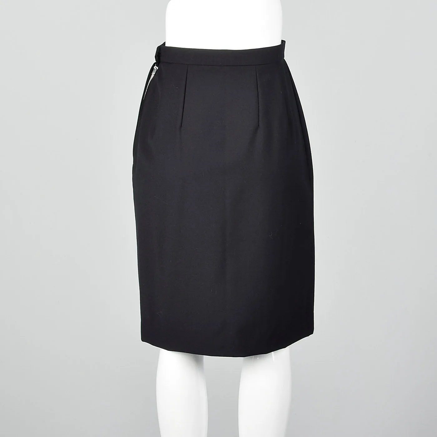 1950s Classic Black Pencil Skirt