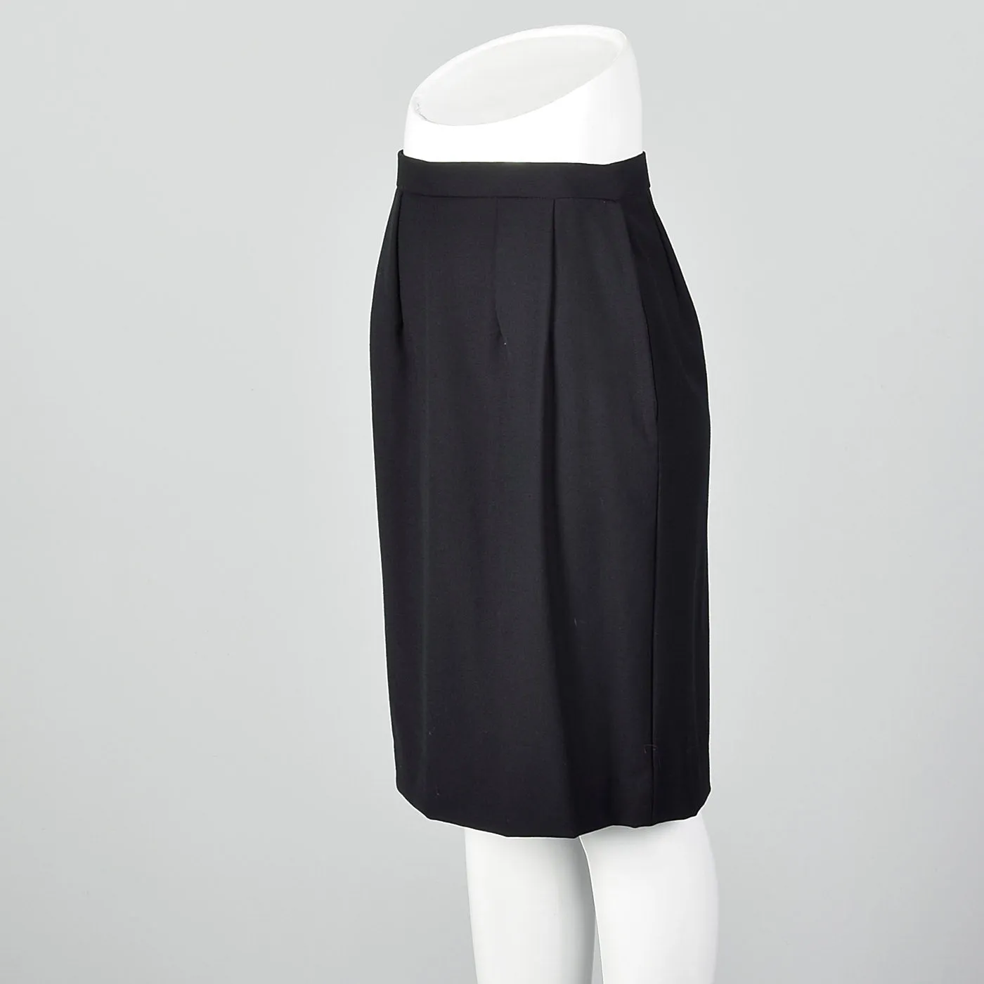 1950s Classic Black Pencil Skirt