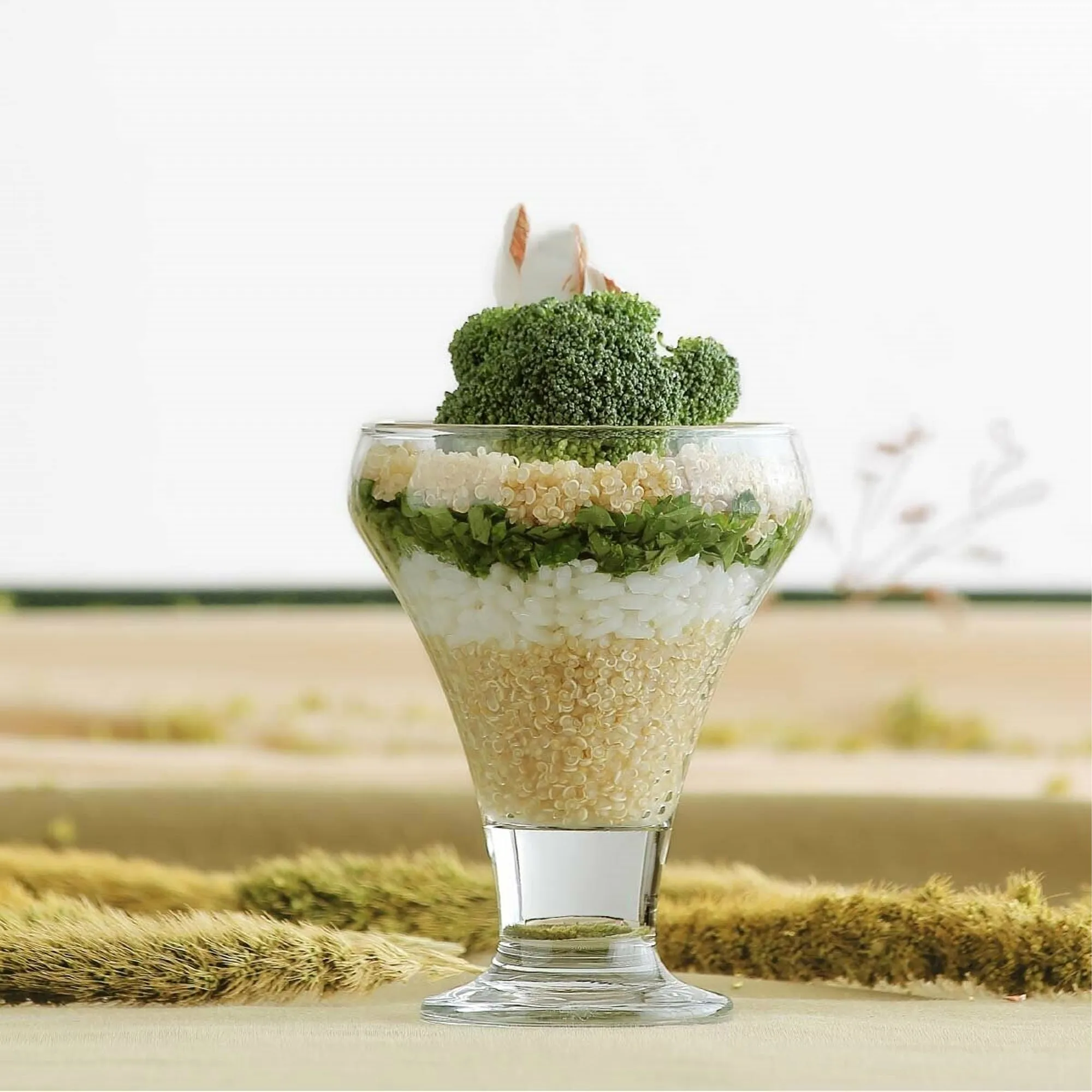 305ml Frosty Glass Ice Cream Bowls - Pack of Six - By LAV