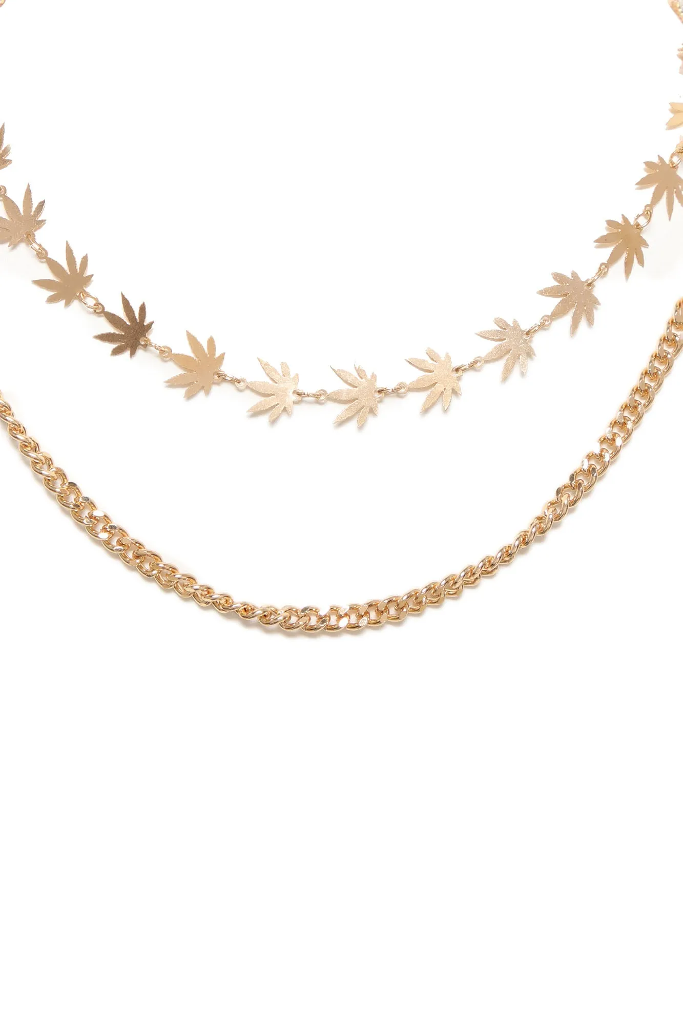 420 Harvest Layered Necklace - Gold
