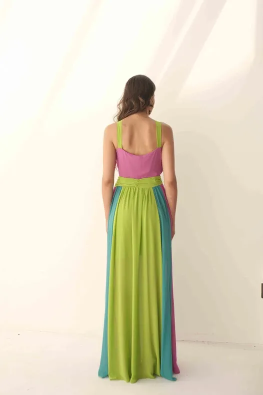 Abito Lungo Multicolor