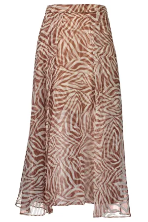 Abstract Layered Skirt