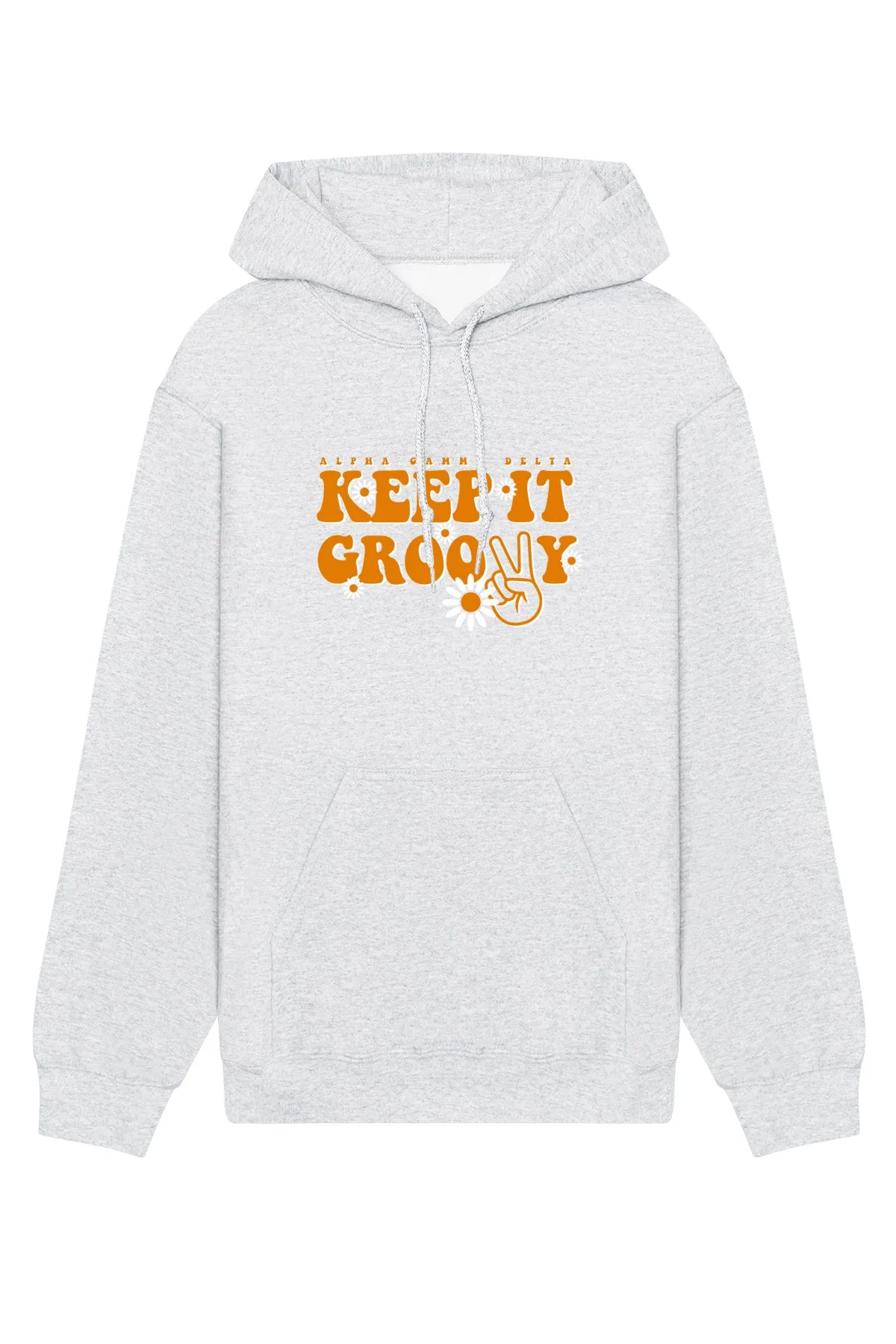Alpha Gamma Delta Keep It Groovy Hoodie