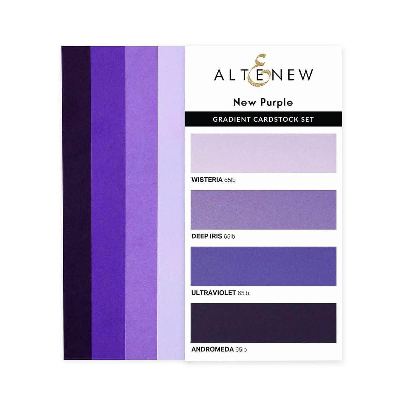 Altenew - Gradient Cardstock Set - New Purple