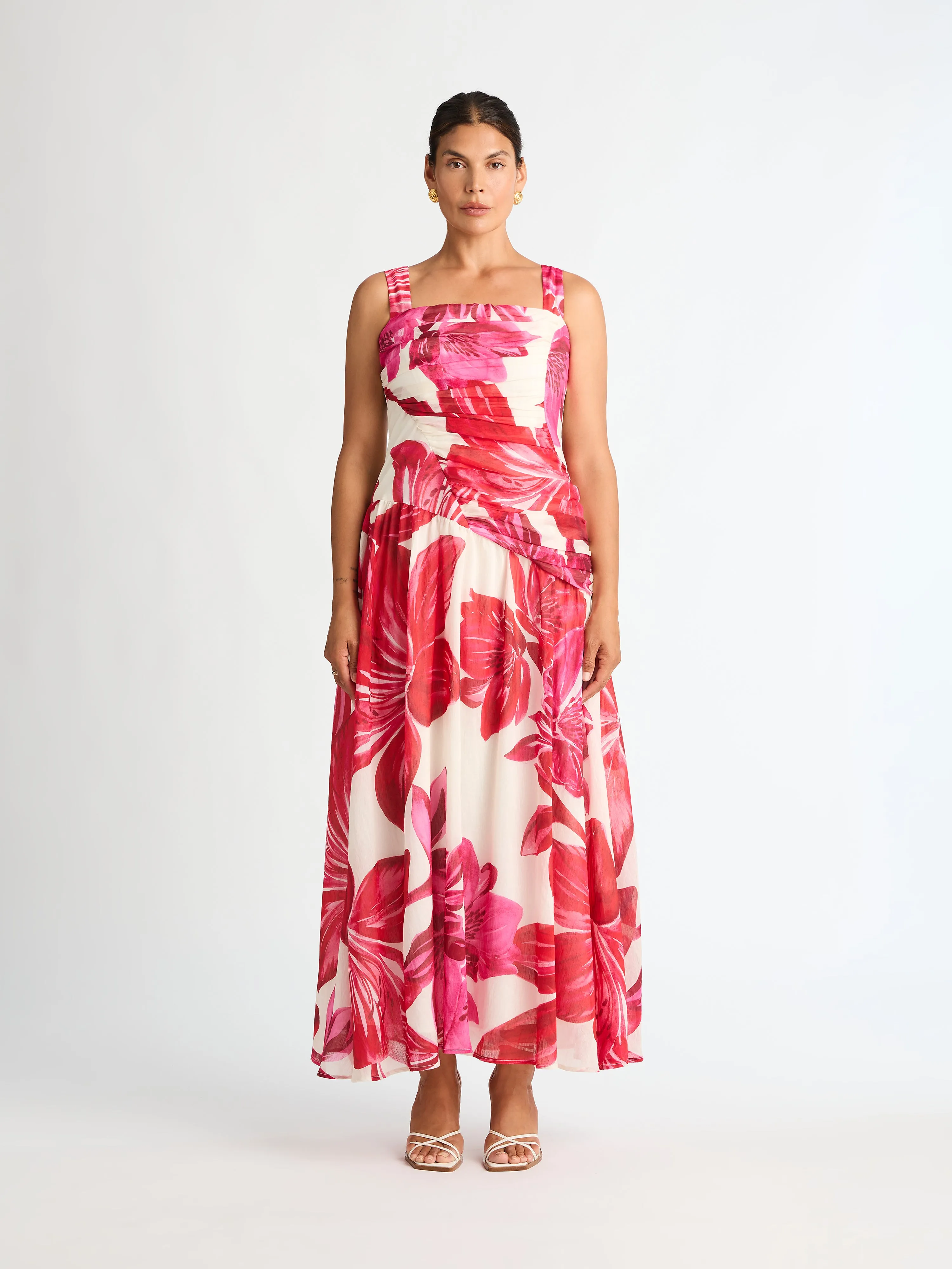 ANTIGUA FLORAL MAXI DRESS