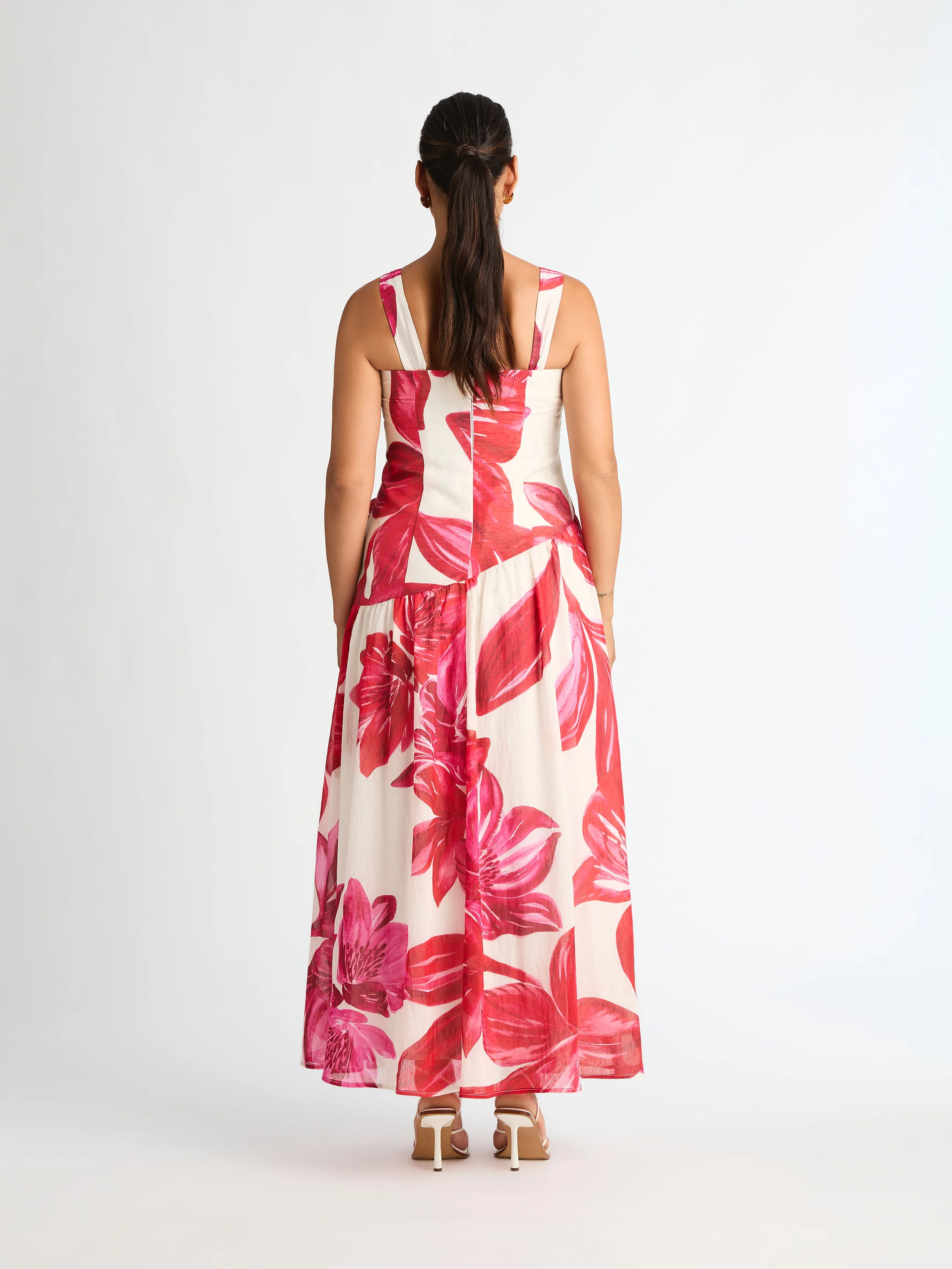 ANTIGUA FLORAL MAXI DRESS