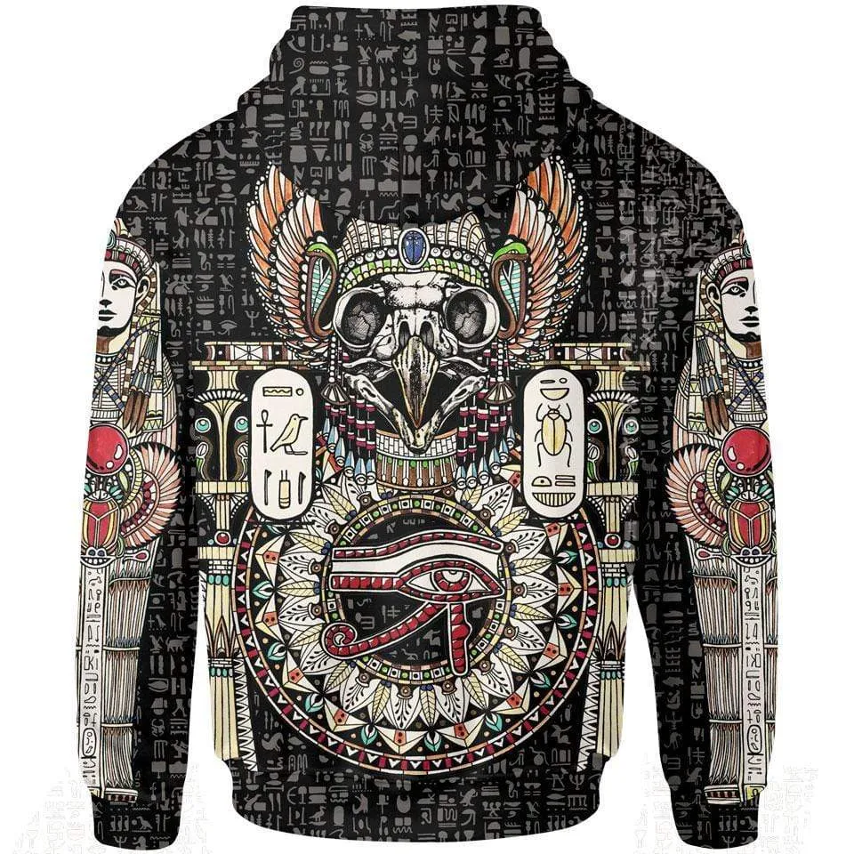 Anubis & Bastet Pullover Hoodie