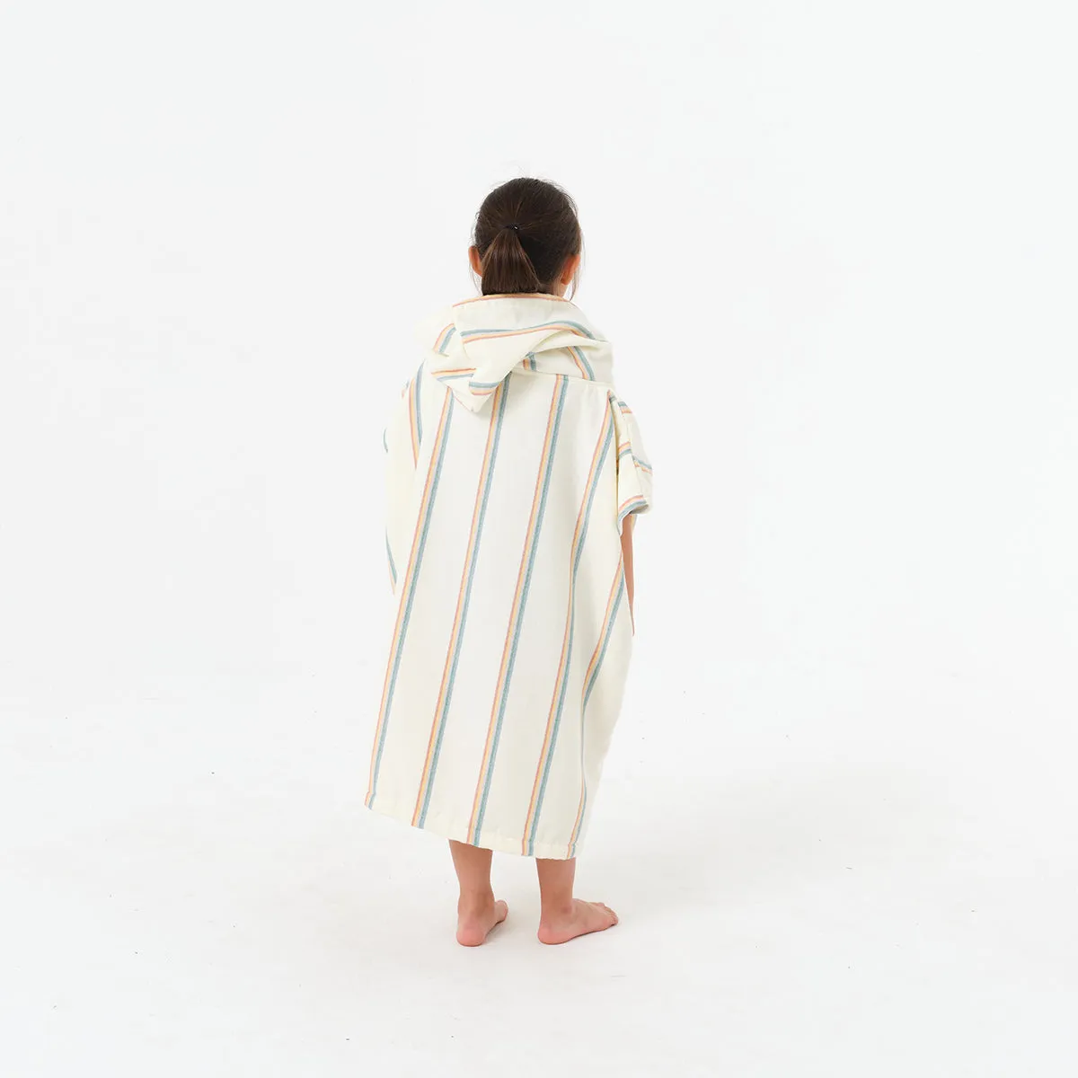 Baja Stripe Kids Poncho
