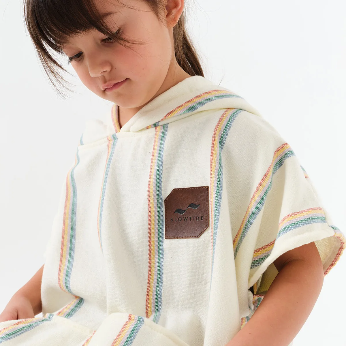 Baja Stripe Kids Poncho