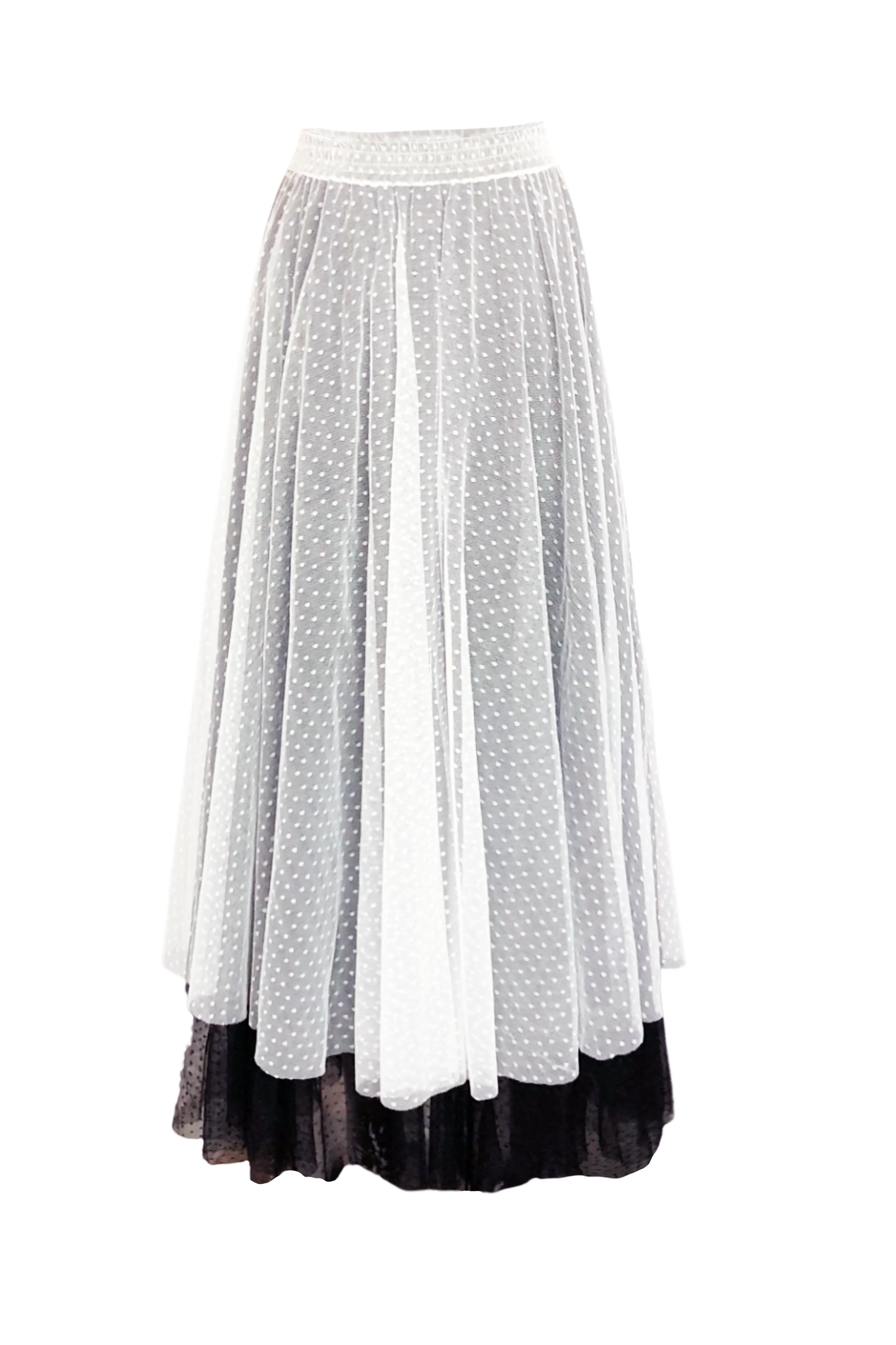 B&W Tulle Skirt