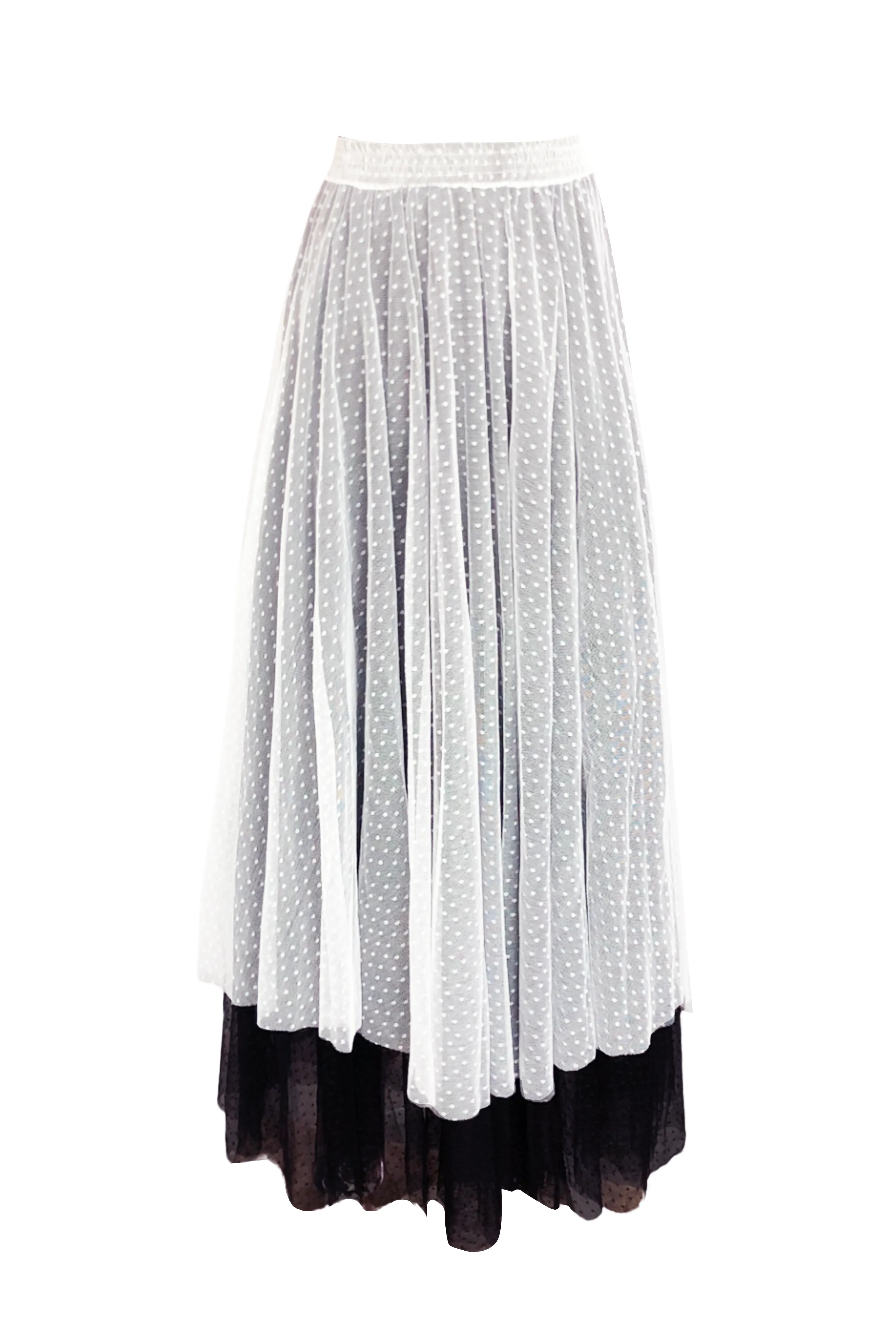 B&W Tulle Skirt