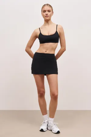 Base Sculpting Tennis Skort - Black