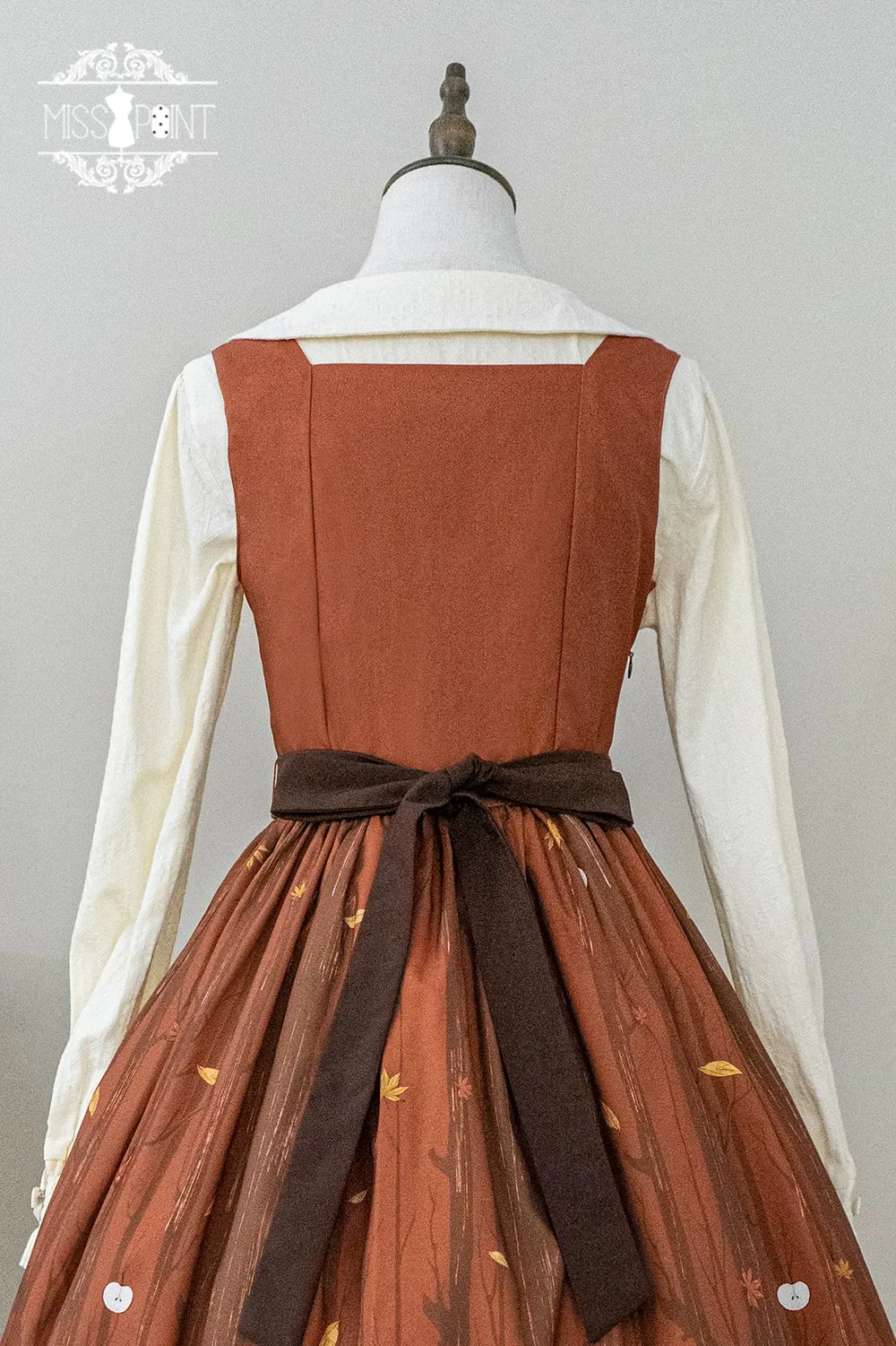(BFM)Miss Point~Fat Fox in the Forest~Kawaii Lolita JSK Fairy Tale Forest Style Vest Dress