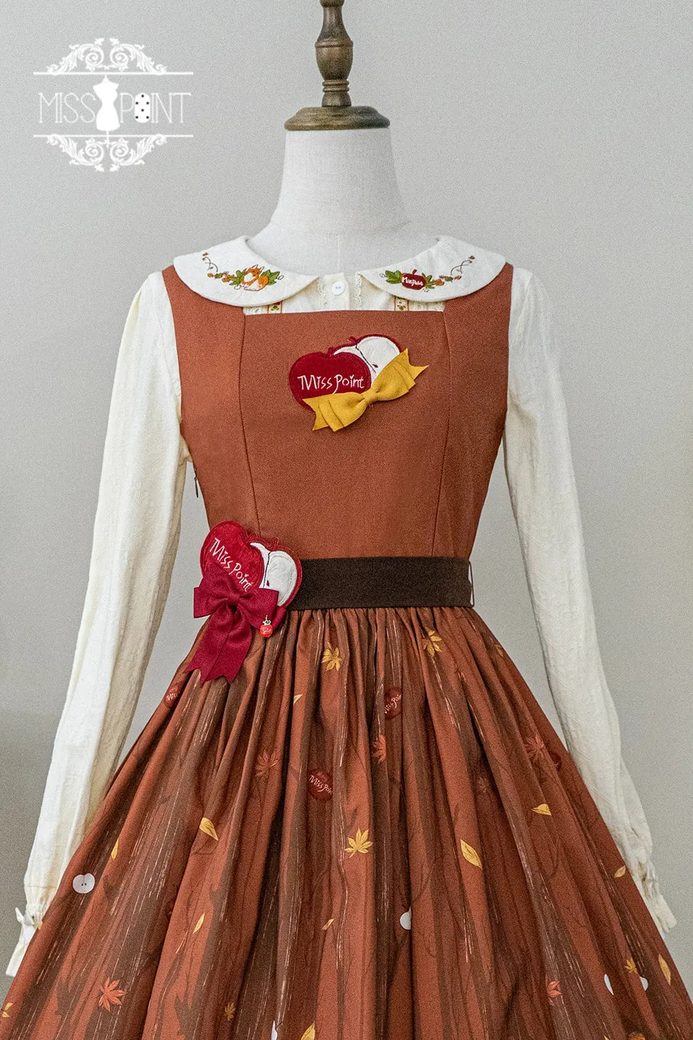(BFM)Miss Point~Fat Fox in the Forest~Kawaii Lolita JSK Fairy Tale Forest Style Vest Dress