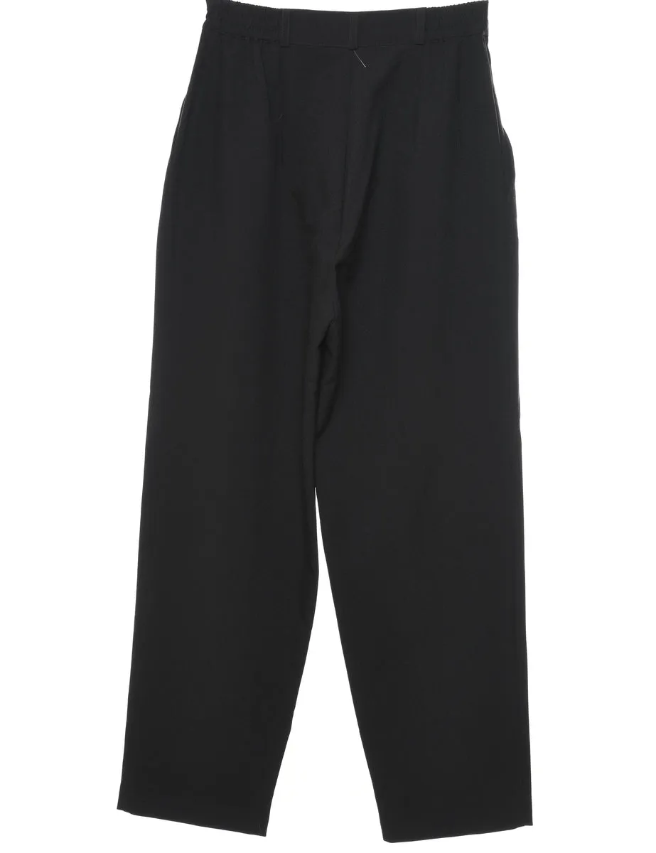 Black Casual Trousers - W26 L28