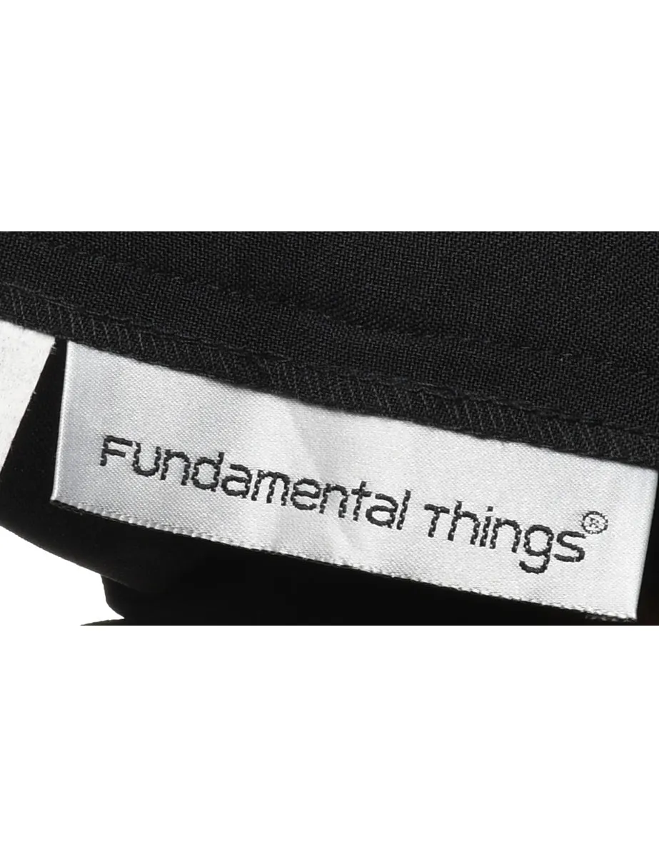 Black Casual Trousers - W26 L28