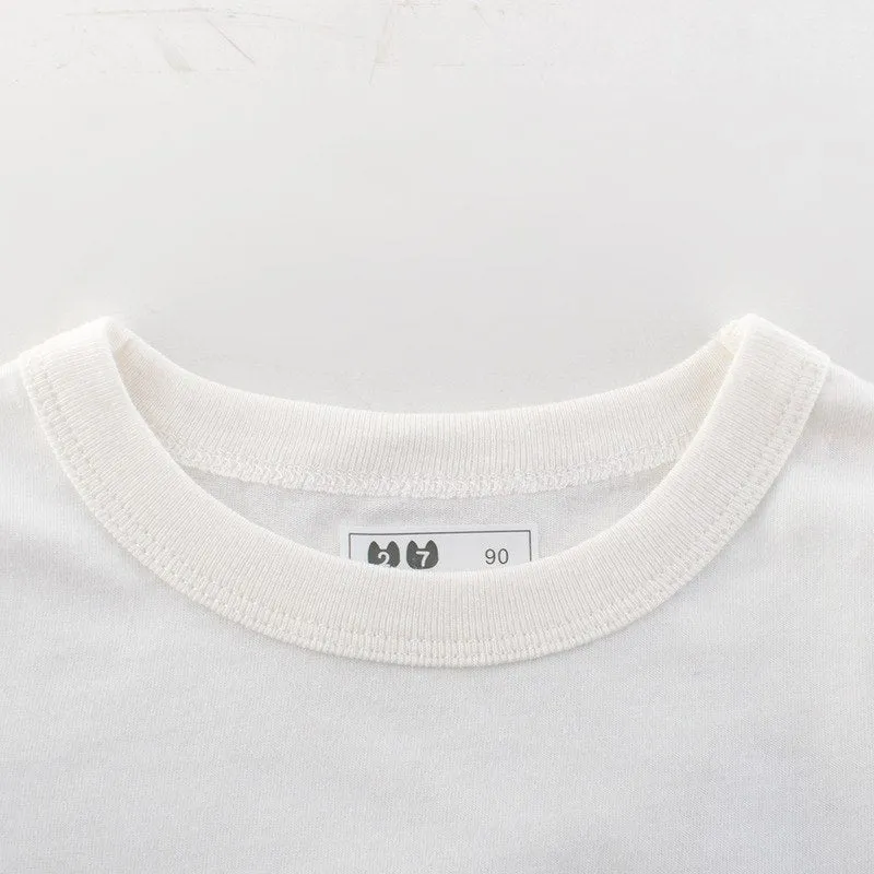 Boys White & Yellow T-Shirt 2-8 Yrs