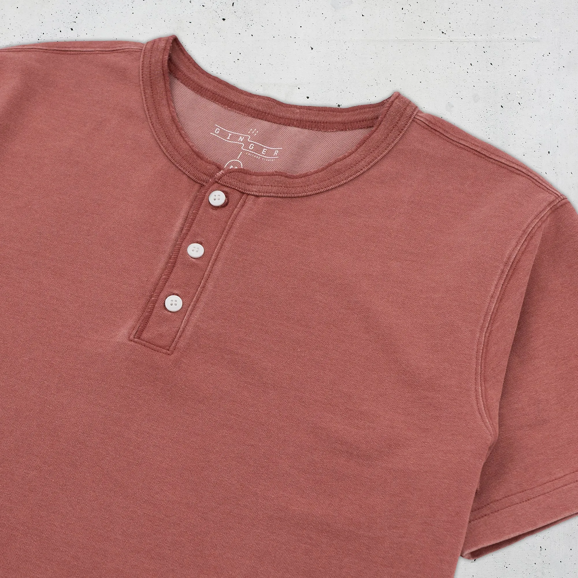 Brand collection 48 - Denim - Henley (red)