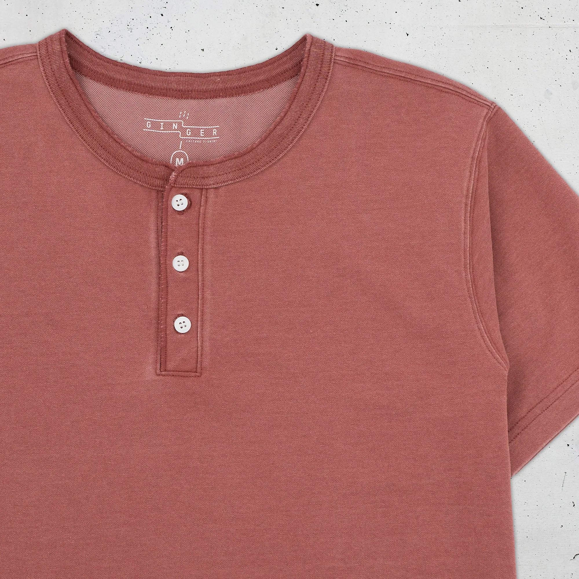 Brand collection 48 - Denim - Henley (red)