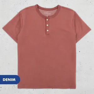 Brand collection 48 - Denim - Henley (red)