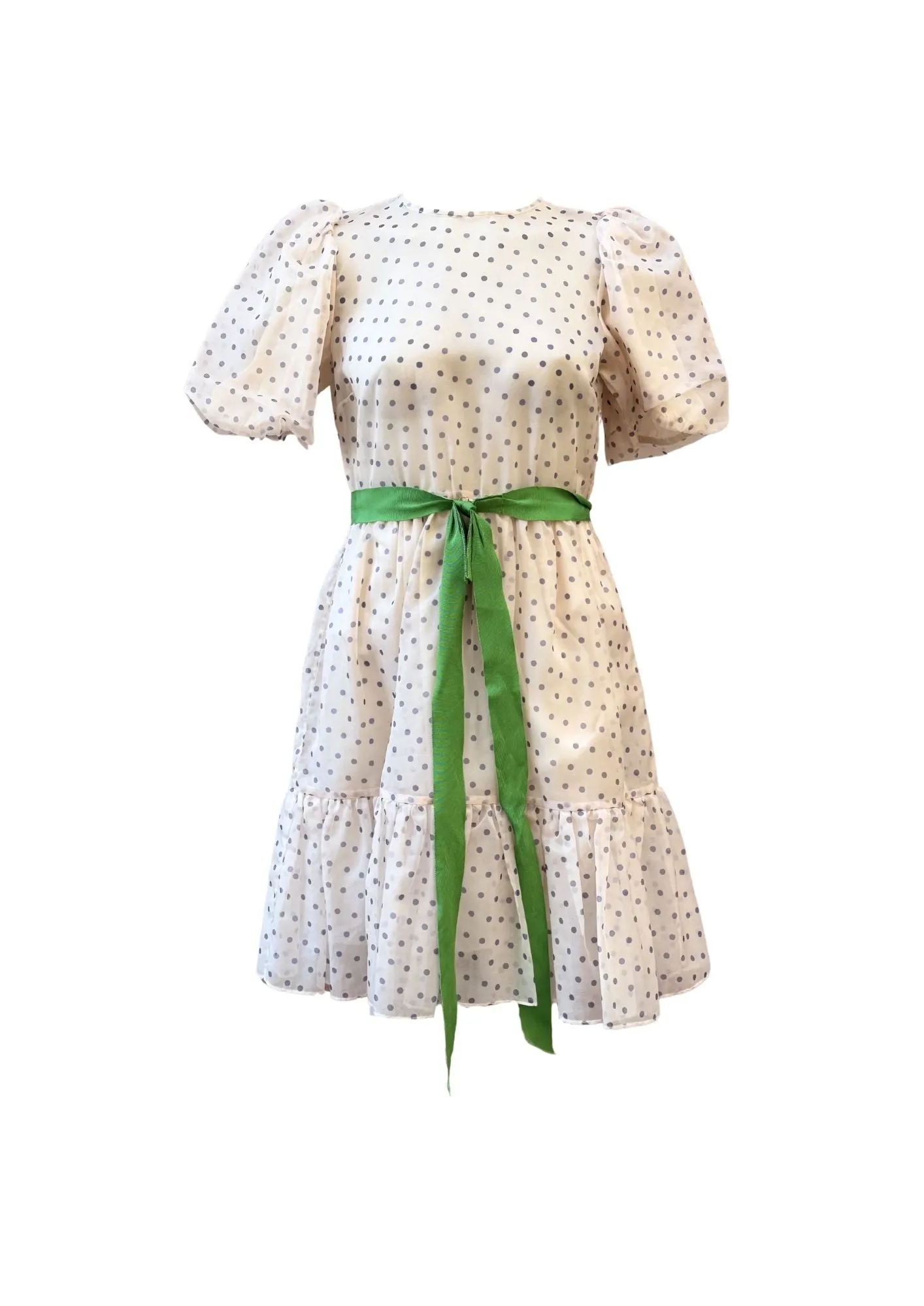 BYTIMO - Organza Polka Mini Dress