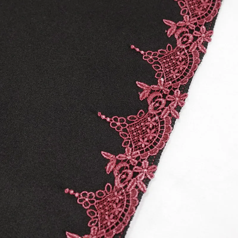 CA02801 Black double-sided woolen contrast color fur shawl with fur