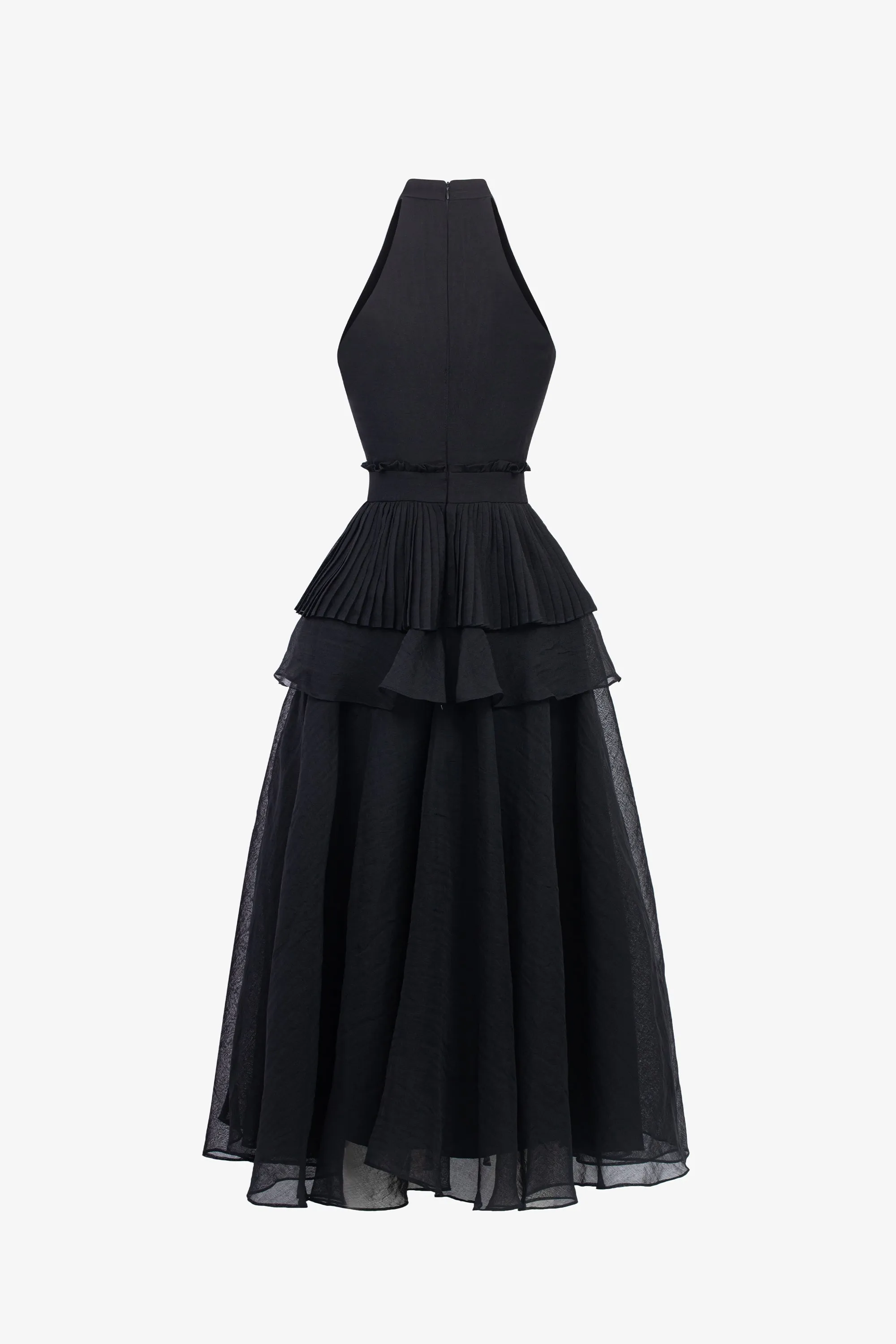 Chiko Ruffle Midi Dress