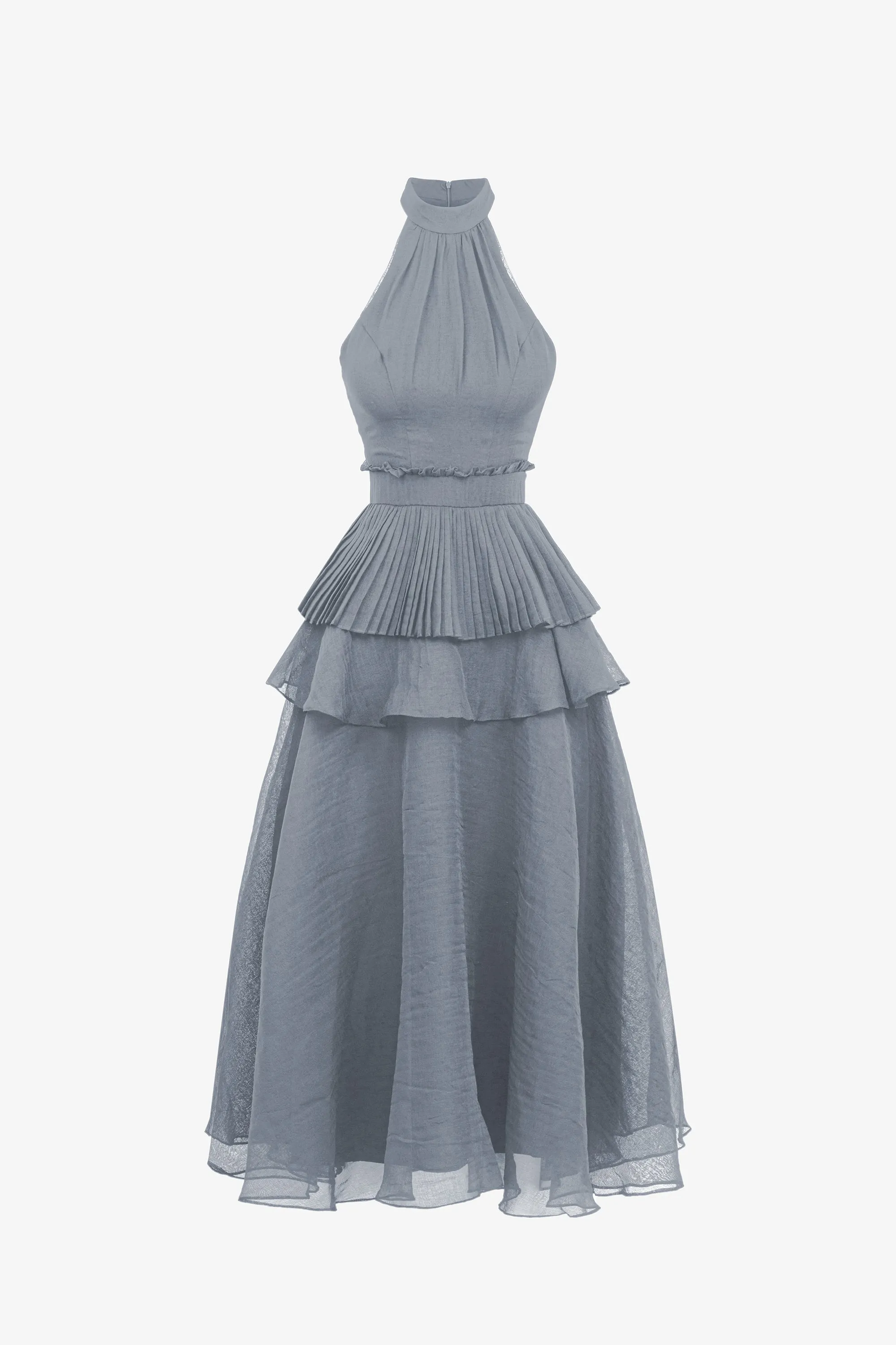 Chiko Ruffle Midi Dress