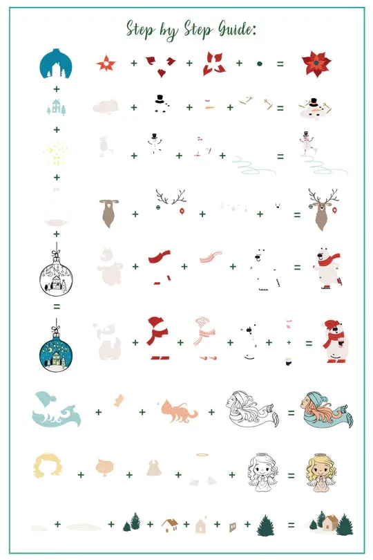 CJSLE-07 - Frosty's Winter Wonderland   |  Clear Jelly Stamping Plate