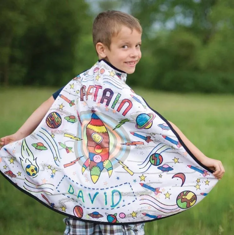 Color a Cape Rocket Man Activity