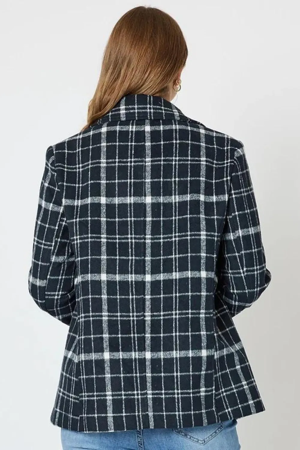 Colorado Check Car Coat