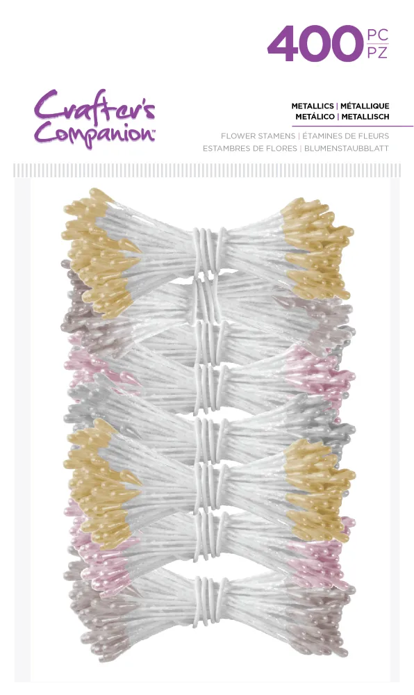 Crafter's Companion Flower Forming Foam Stamens - Metallics (400PC)