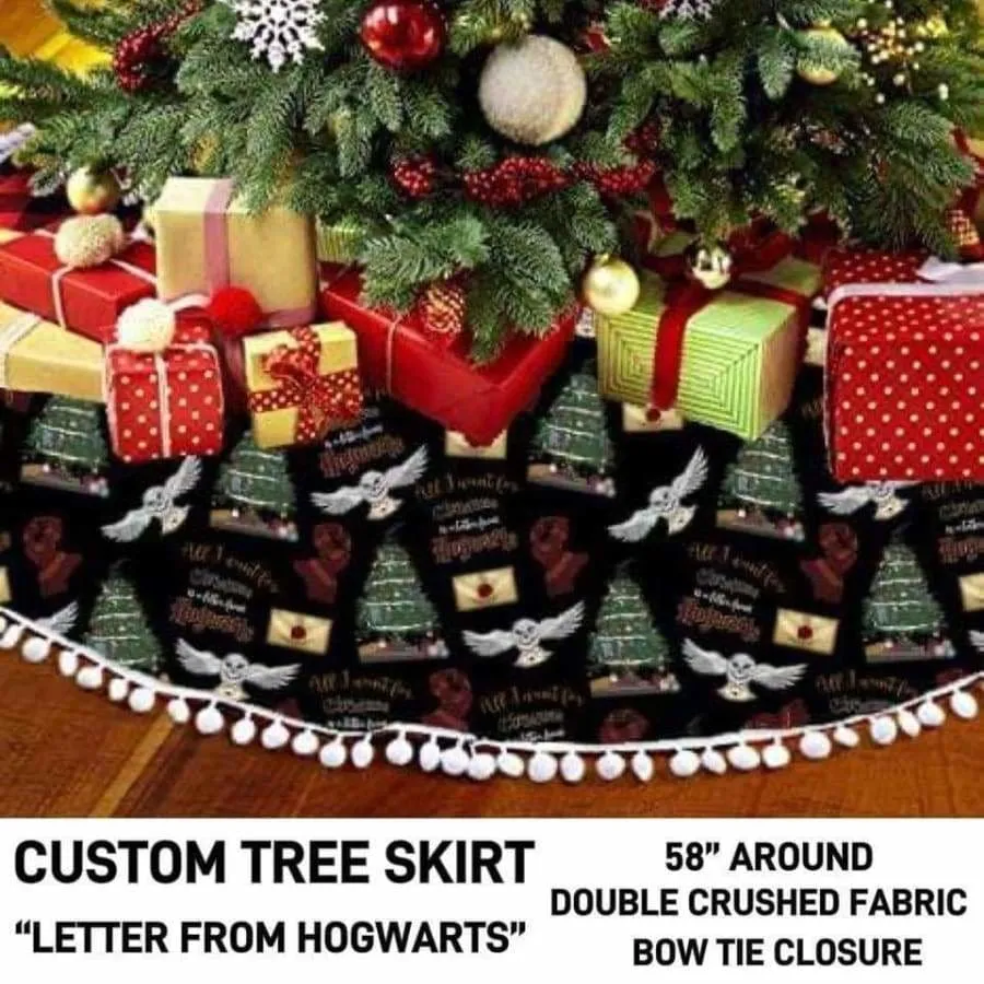 Custom Design Velvet Christmas Tree Skirts