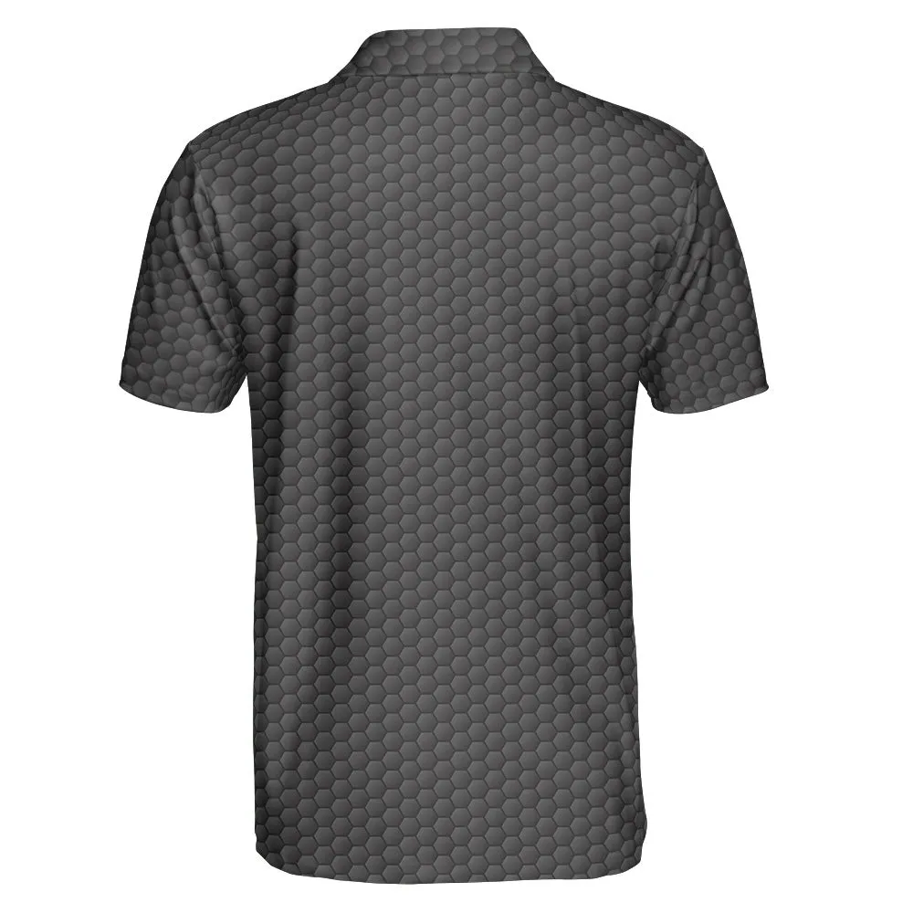 Custom Name Golf Ball Pattern Line Vintage Style For Golf Lovers - Custom Golf Shirt