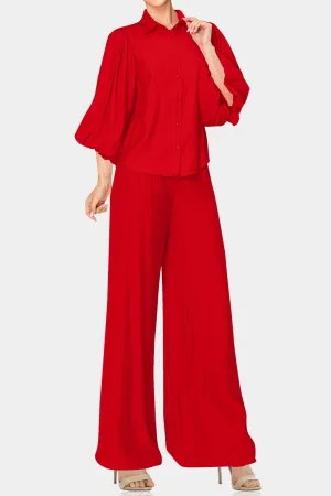 Designer Red Shirt Womens