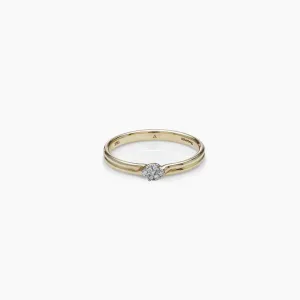 Diamond Touch Thread Ring