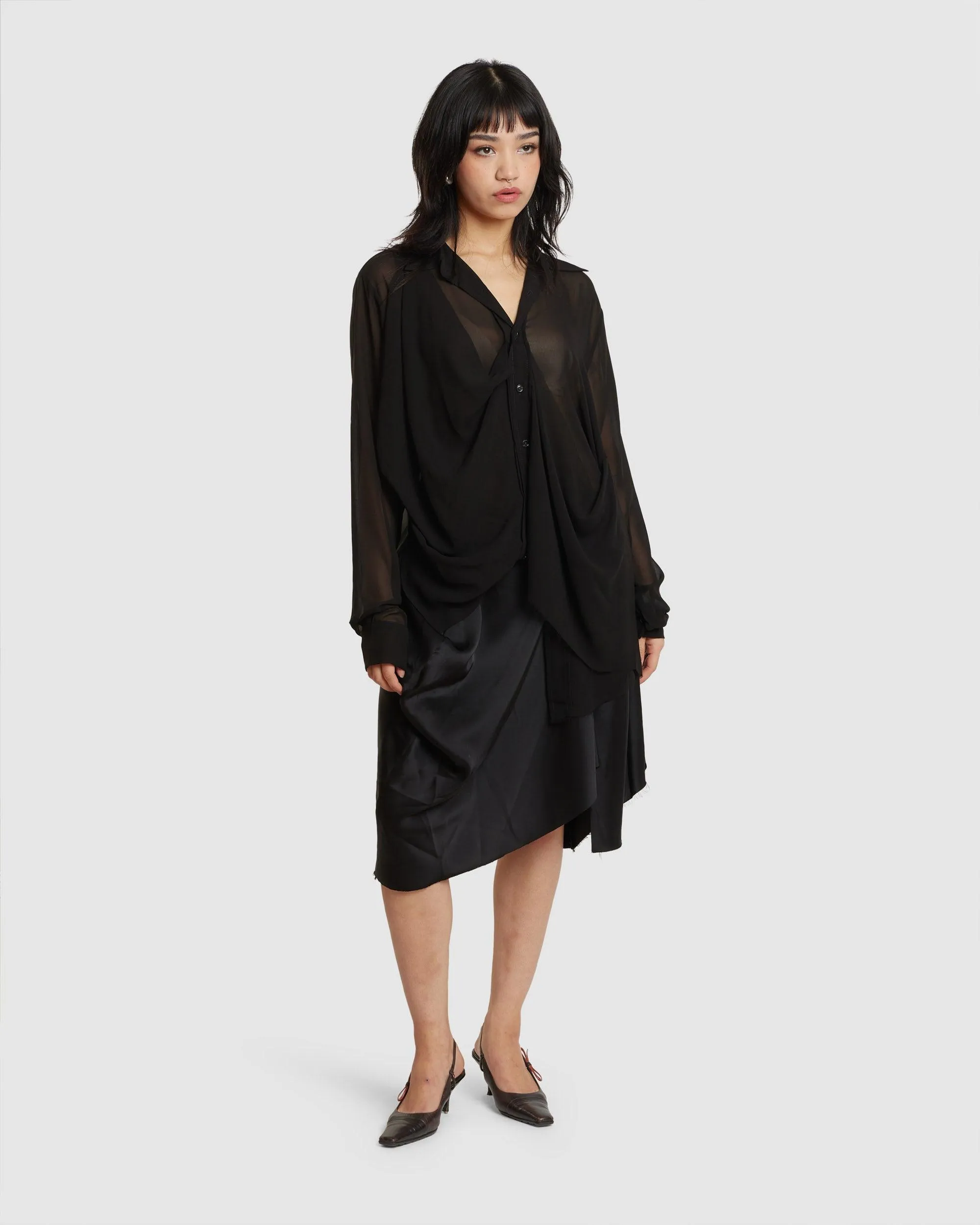 Draped Skirt