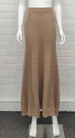 Ebony knit Maxi Skirt