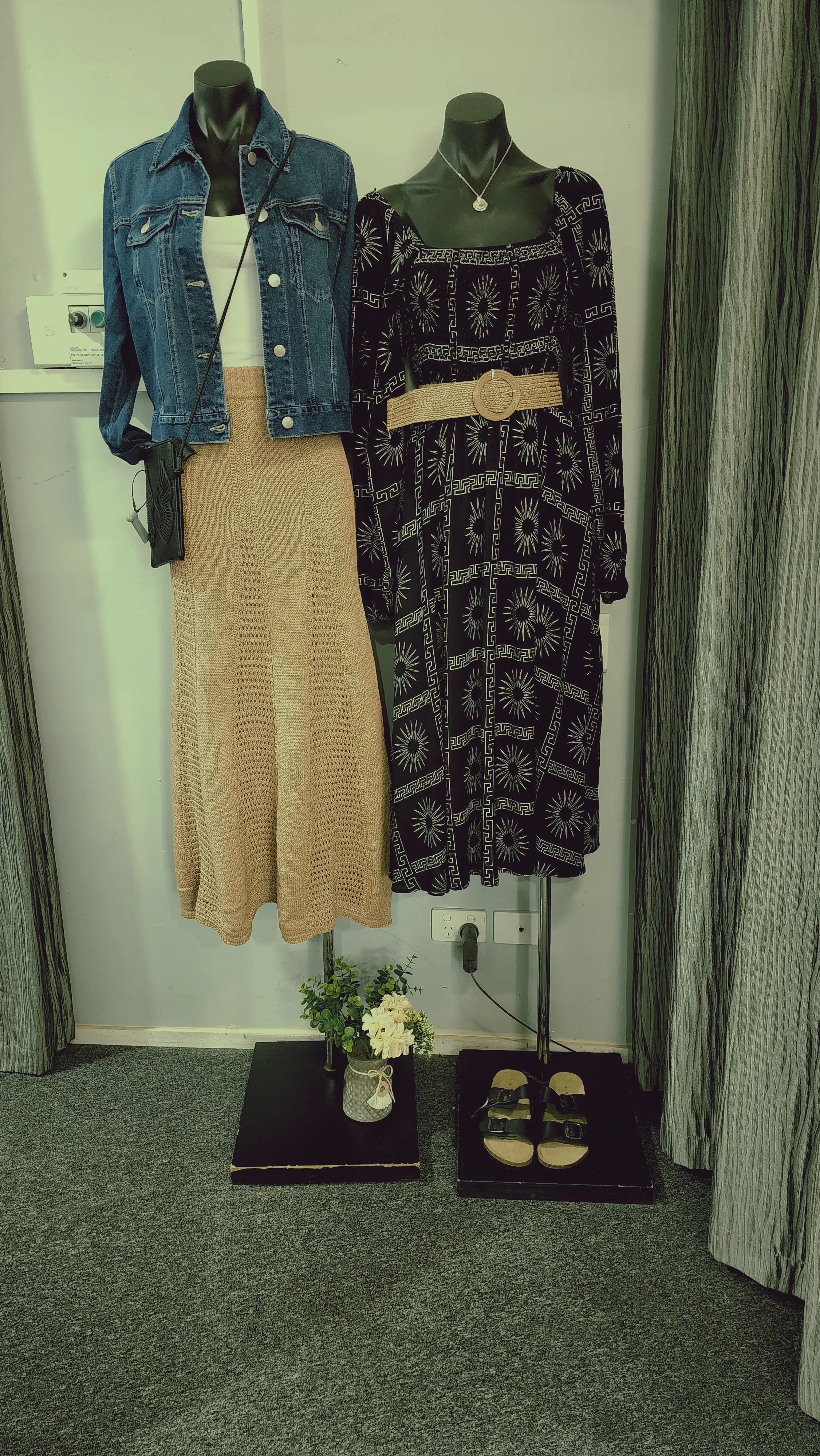 Ebony knit Maxi Skirt
