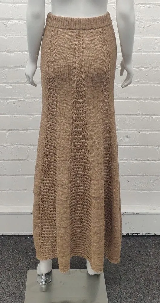 Ebony knit Maxi Skirt