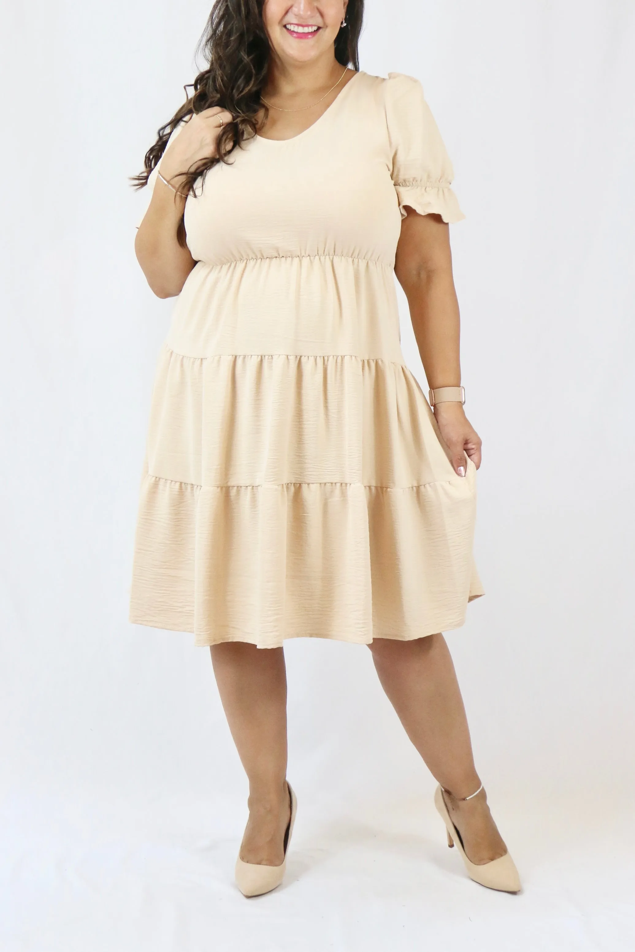 Elle Dress - Tan