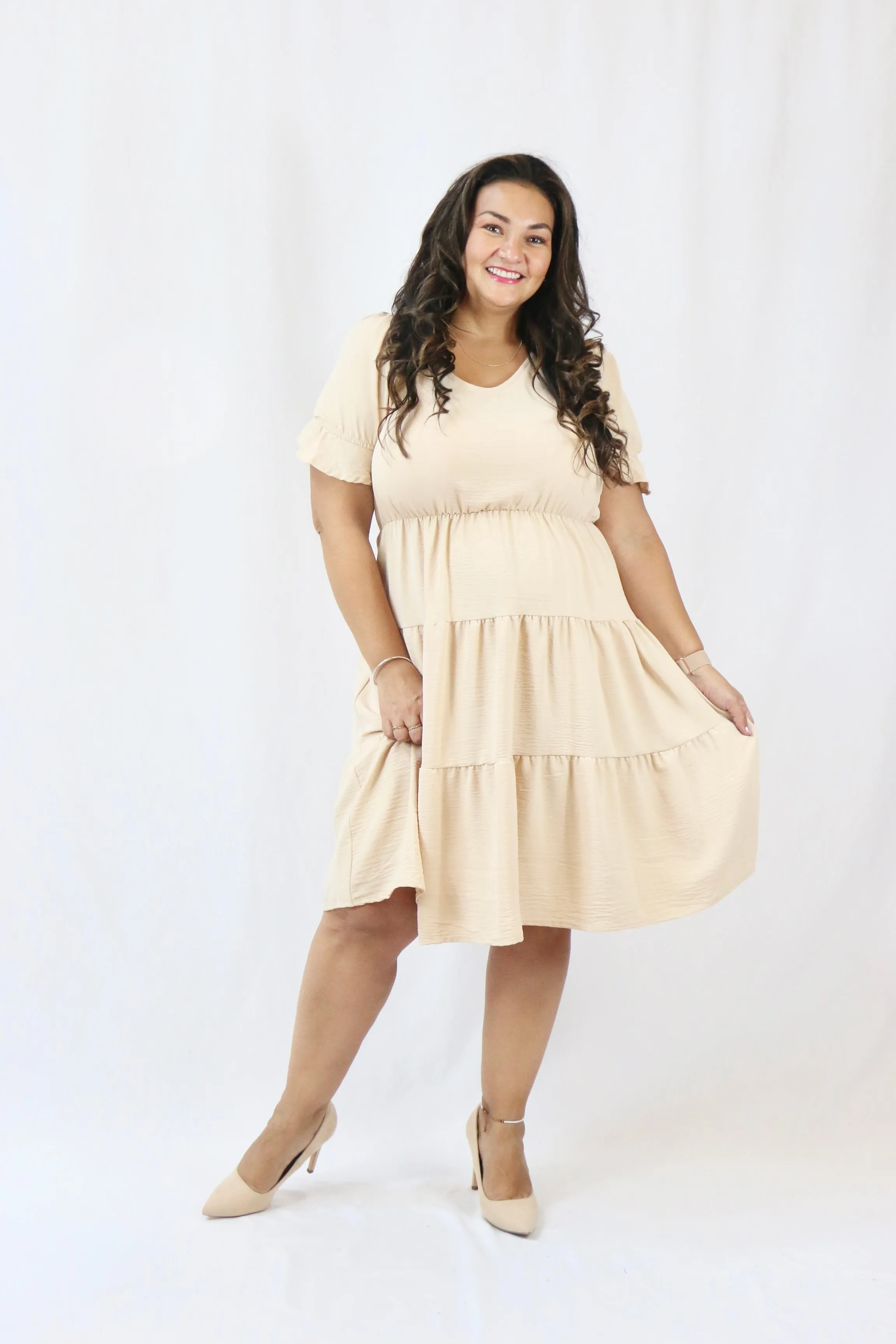 Elle Dress - Tan