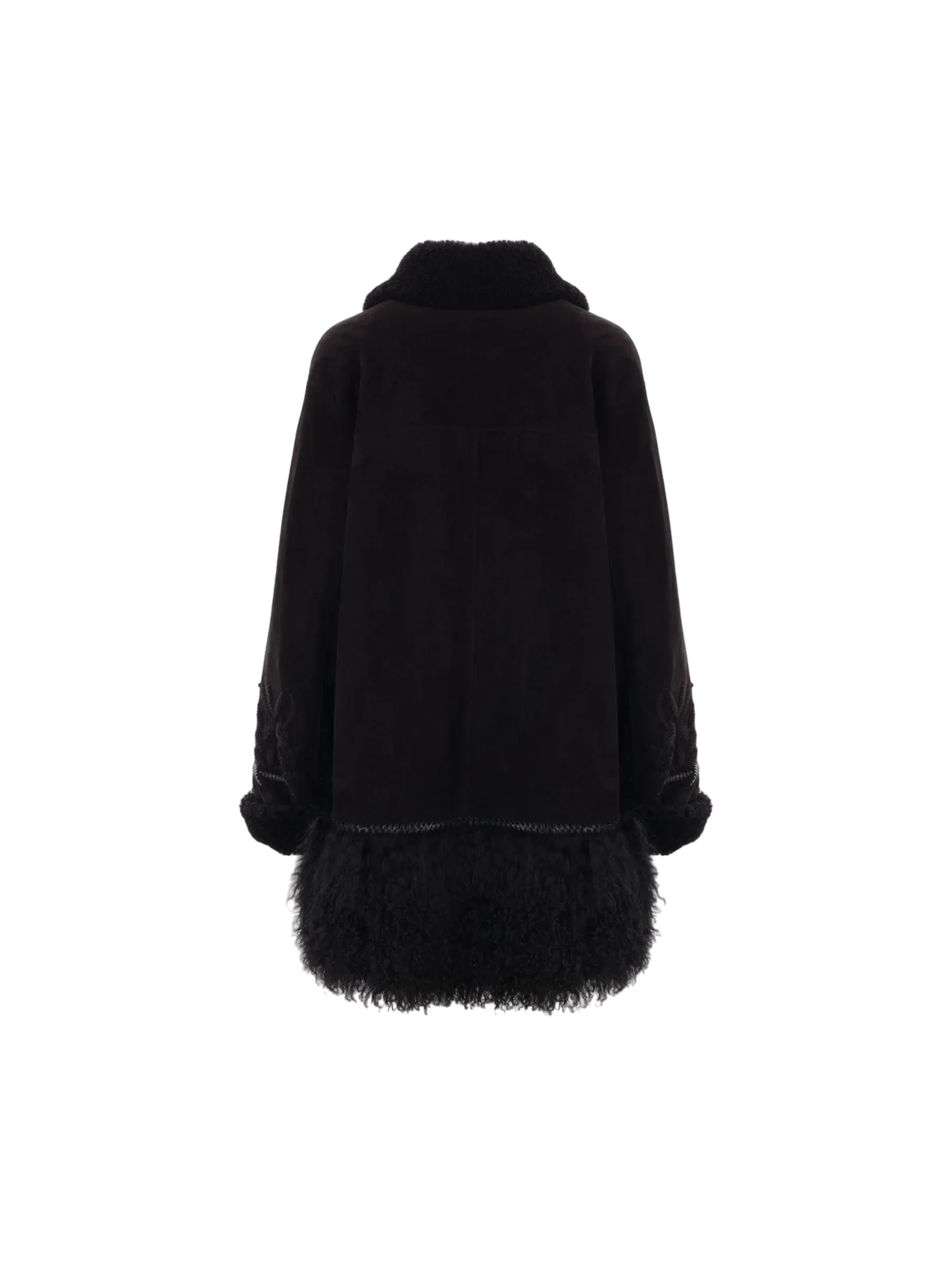 Embroidered Shearling Outerwear