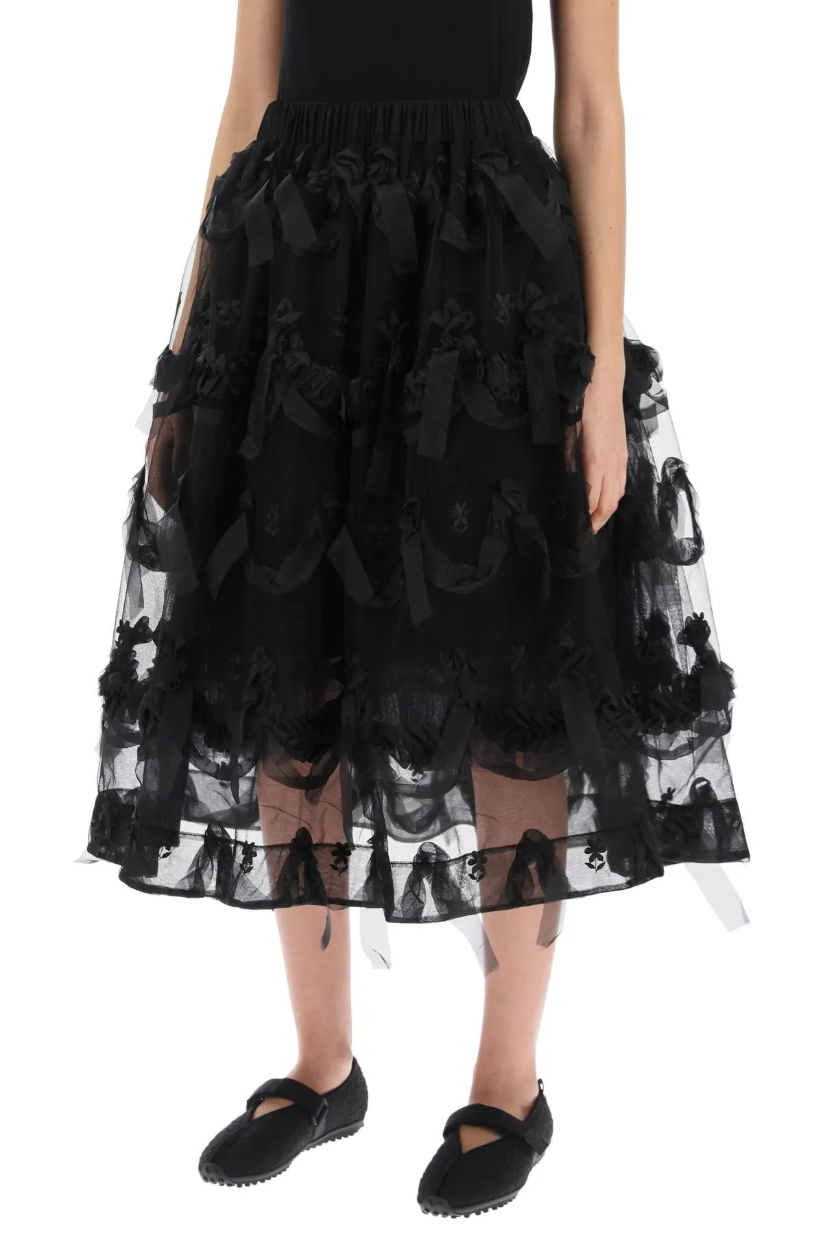 embroidered tutu skirt