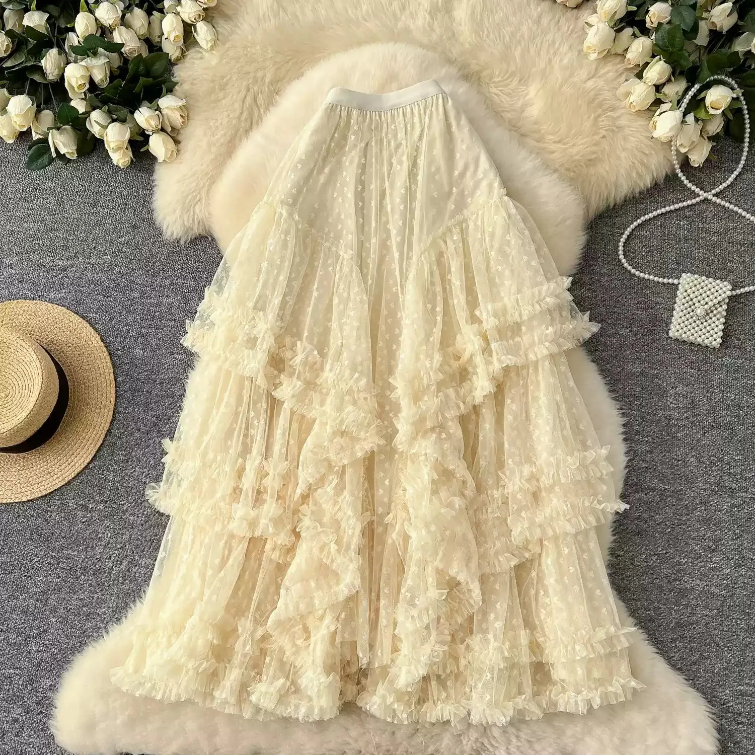 Fairy Layered Mesh Puffy Skirt